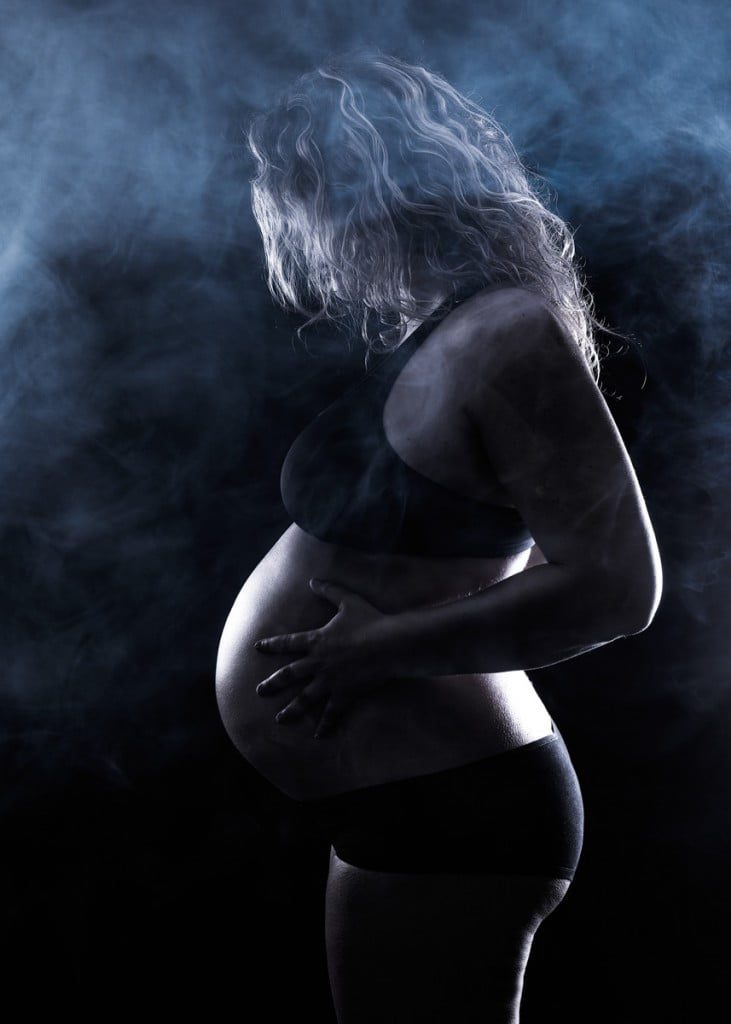 Pregnant in Smoke